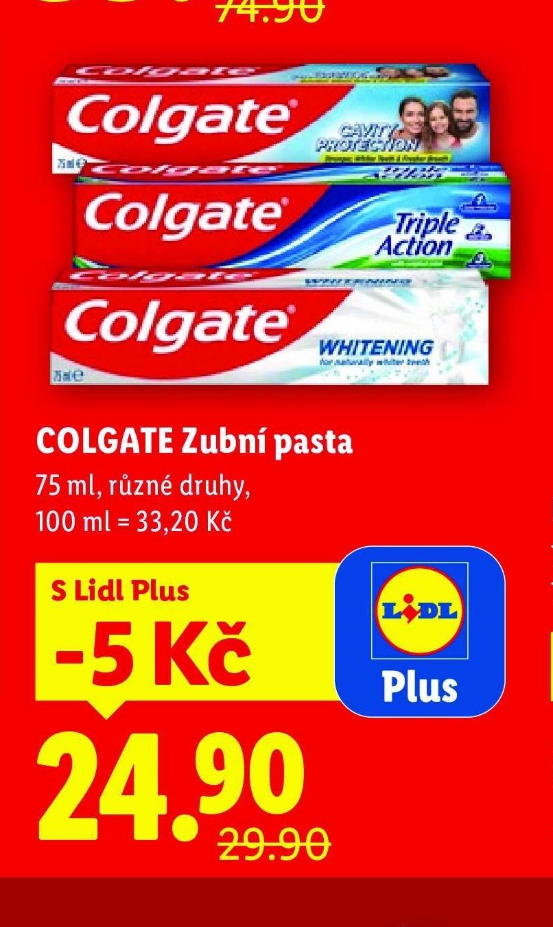 COLGATE Zubní pasta