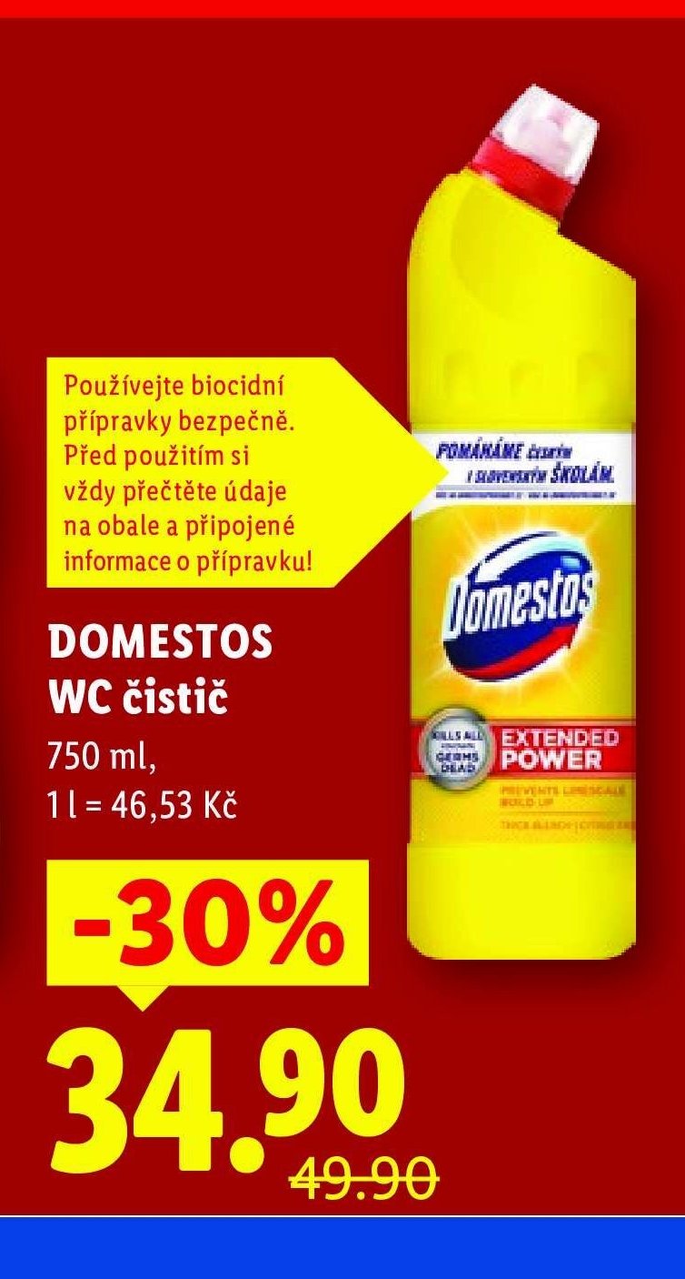 DOMESTOS WC čistič