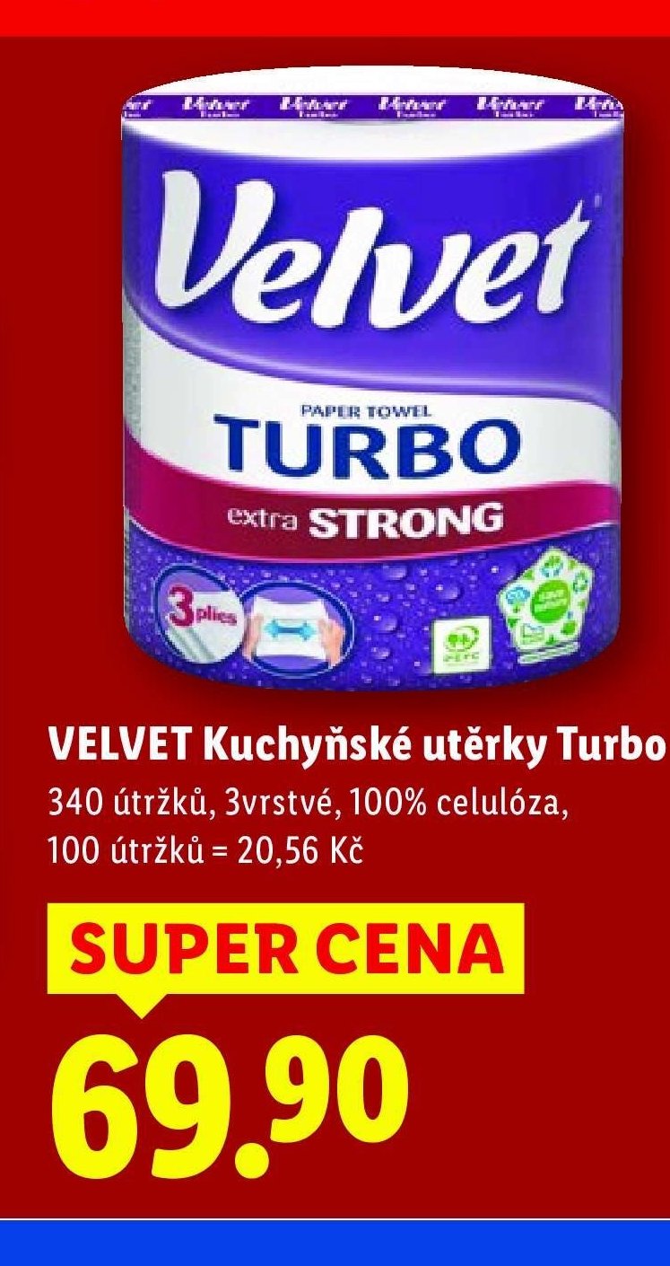 VELVET Kuchyňské utěrky Turbo
