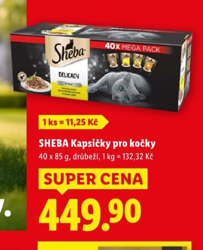 SHEBA Kapsičky pro kočky