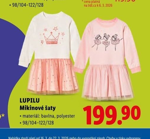 LUPILU Mikinové šaty