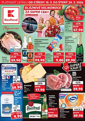 akční leták Kaufland 18.3.2026-24.3.2026