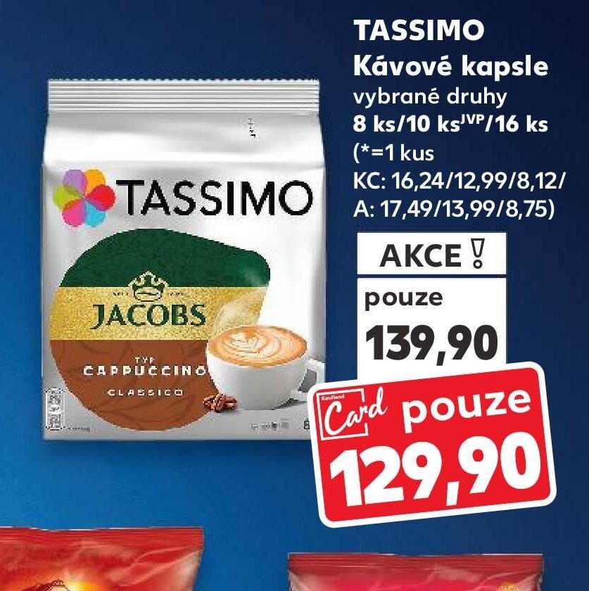 TASSIMO Kávové kapsle