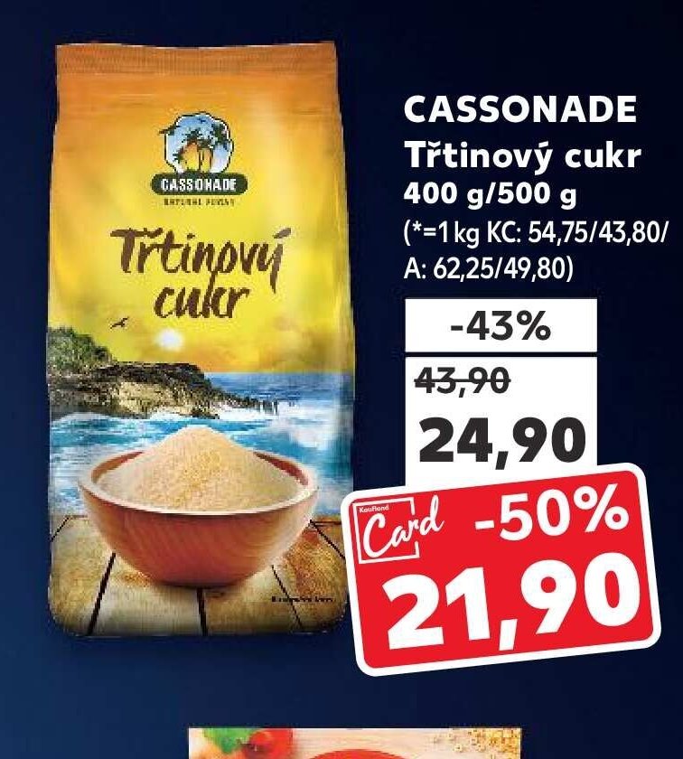 CASSONADE Třtinový cukr