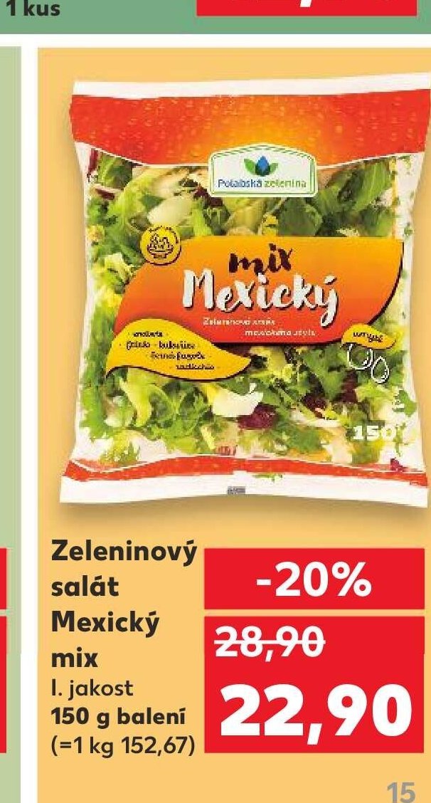 Zeleninový salát Mexický mix