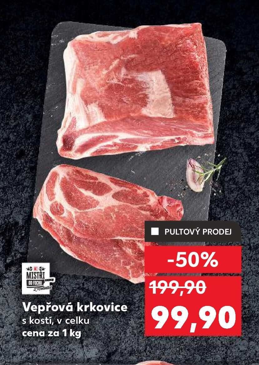 Vepřová krkovice s kostí