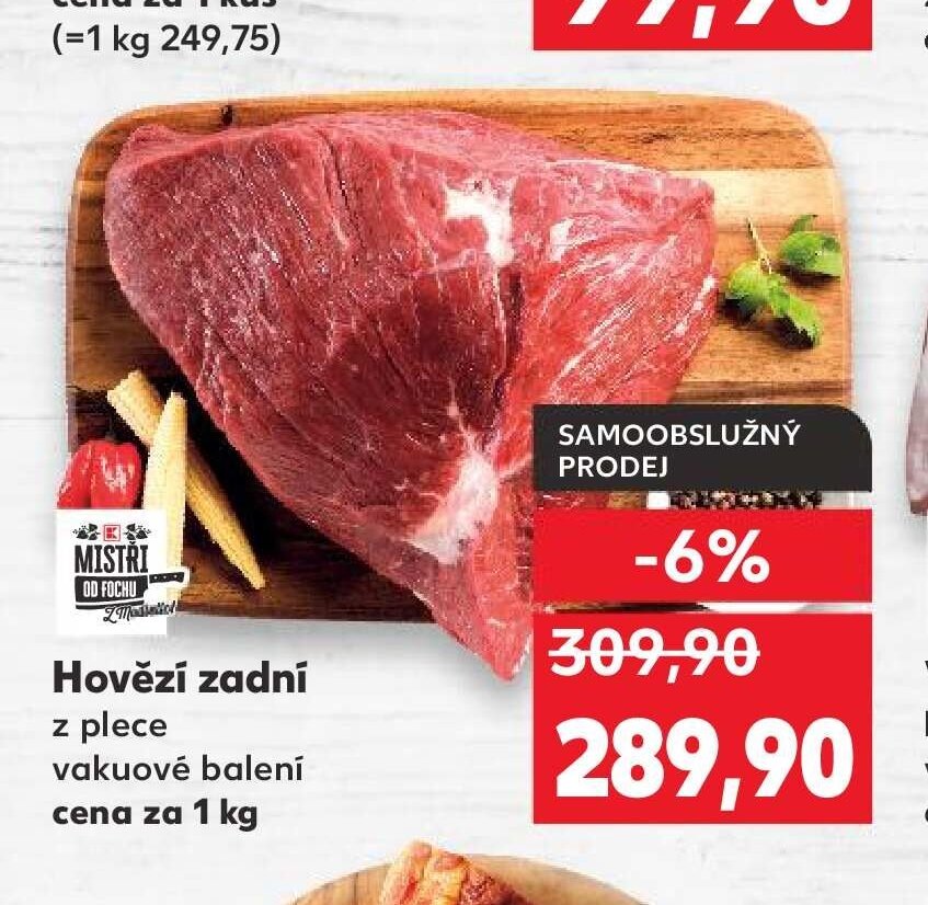 Hovězí zadní z plece