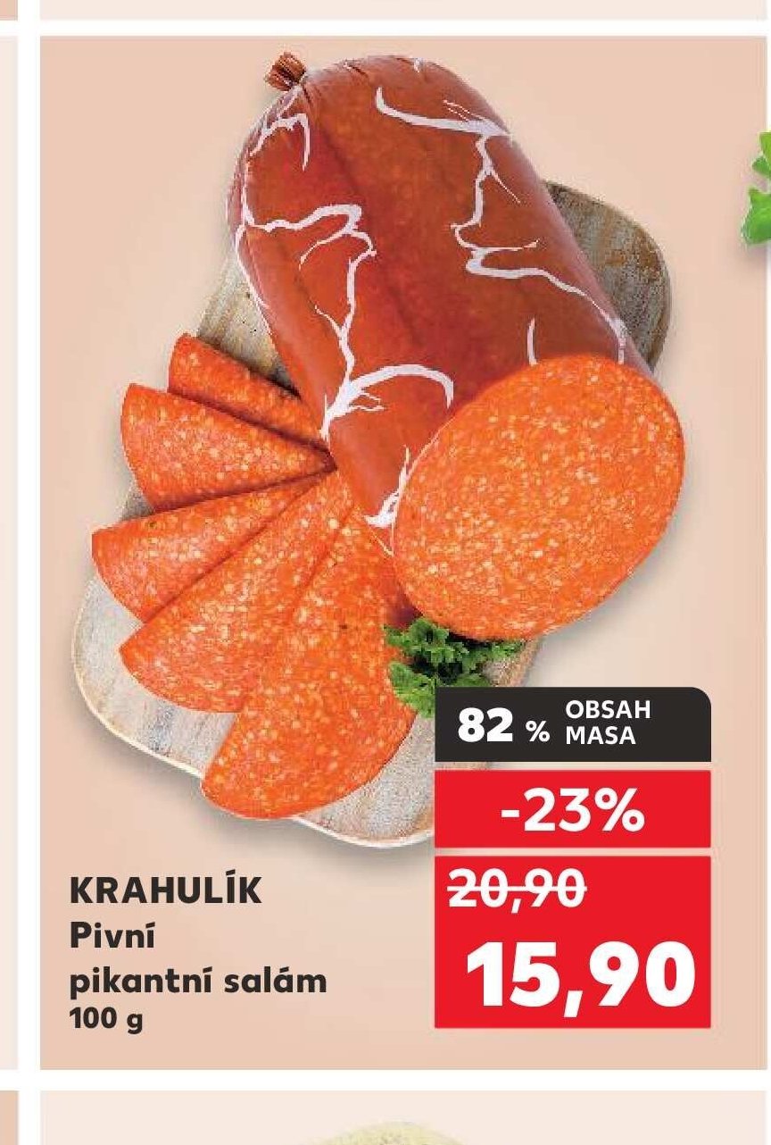 KRAHULÍK Pivní pikantní salám 100 g