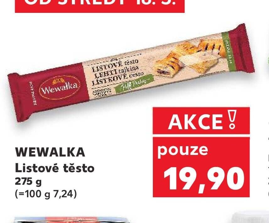 WEWALKA Listové těsto 275 g