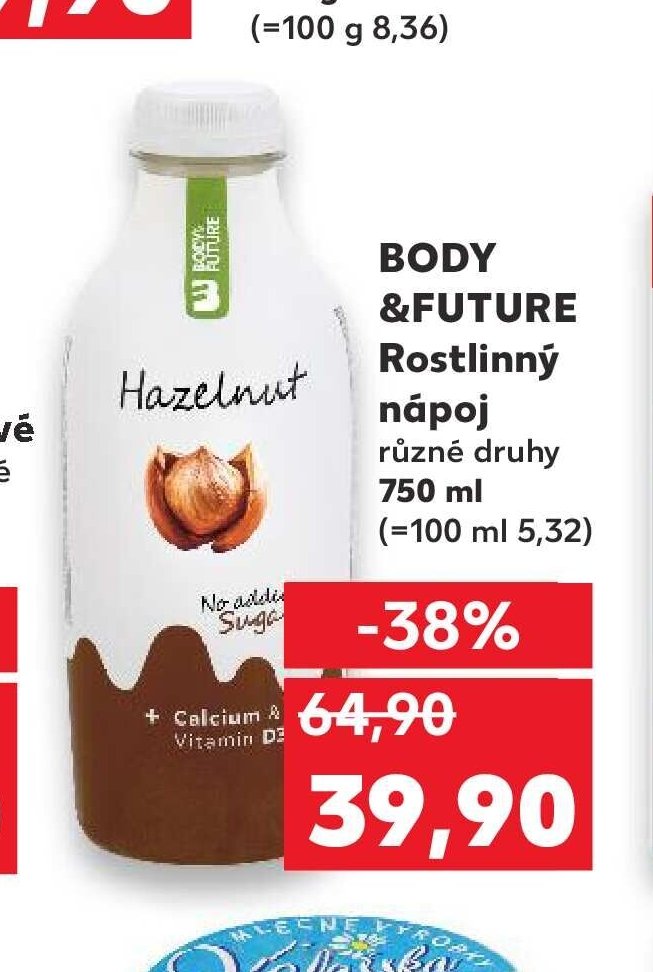 BODY & FUTURE Rostlinný nápoj 750 ml