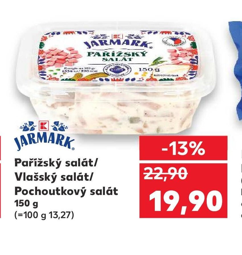 JARMARK Pařížský salát/Vlašský salát/Pochoutkový salát 150 g