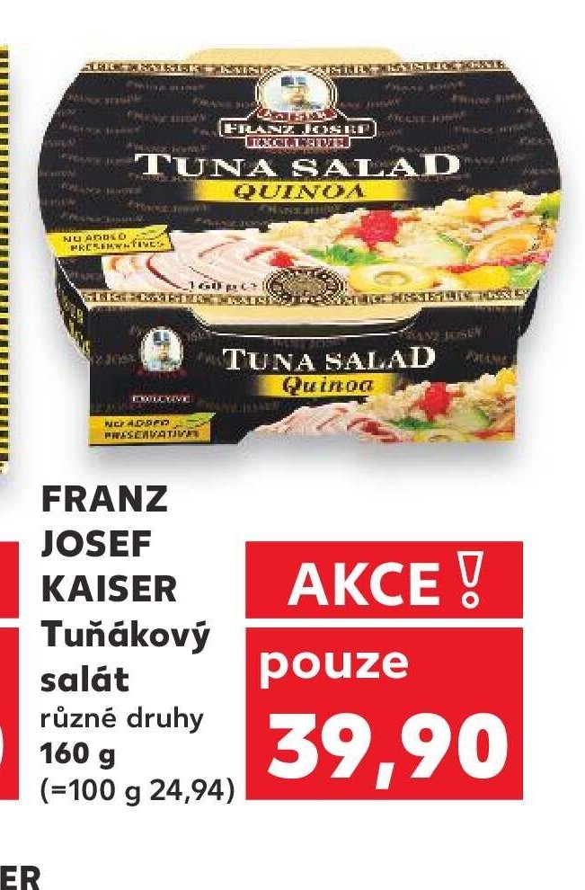 FRANZ JOSEF KAISER Tuňákový salát