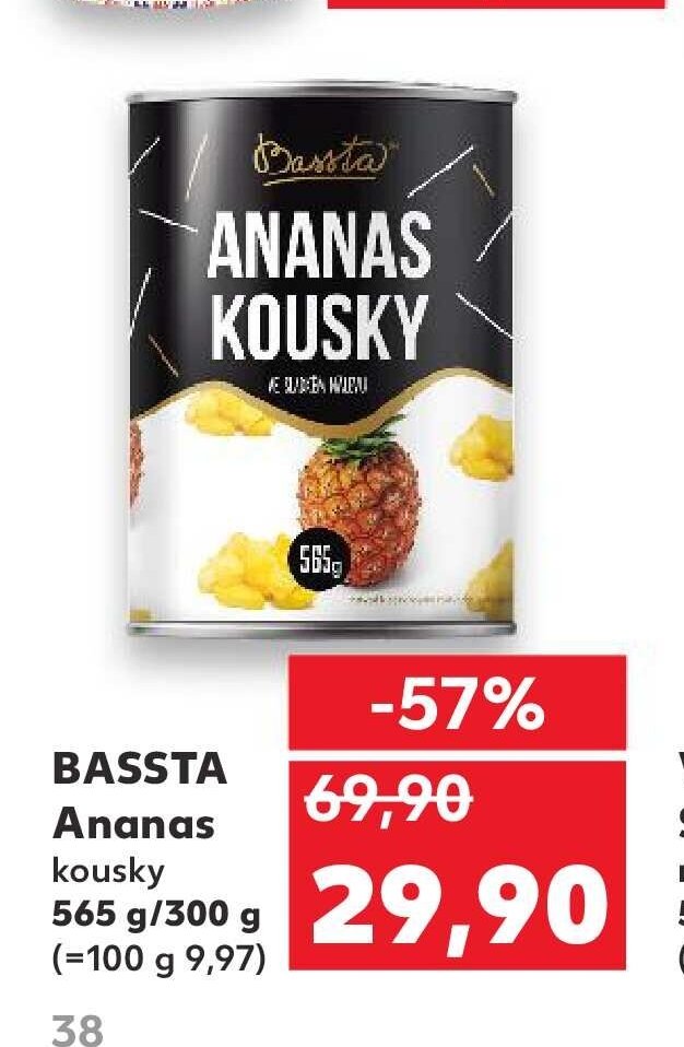 BASSTA Ananas kousky
