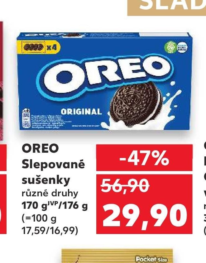 OREO Slepované sušenky