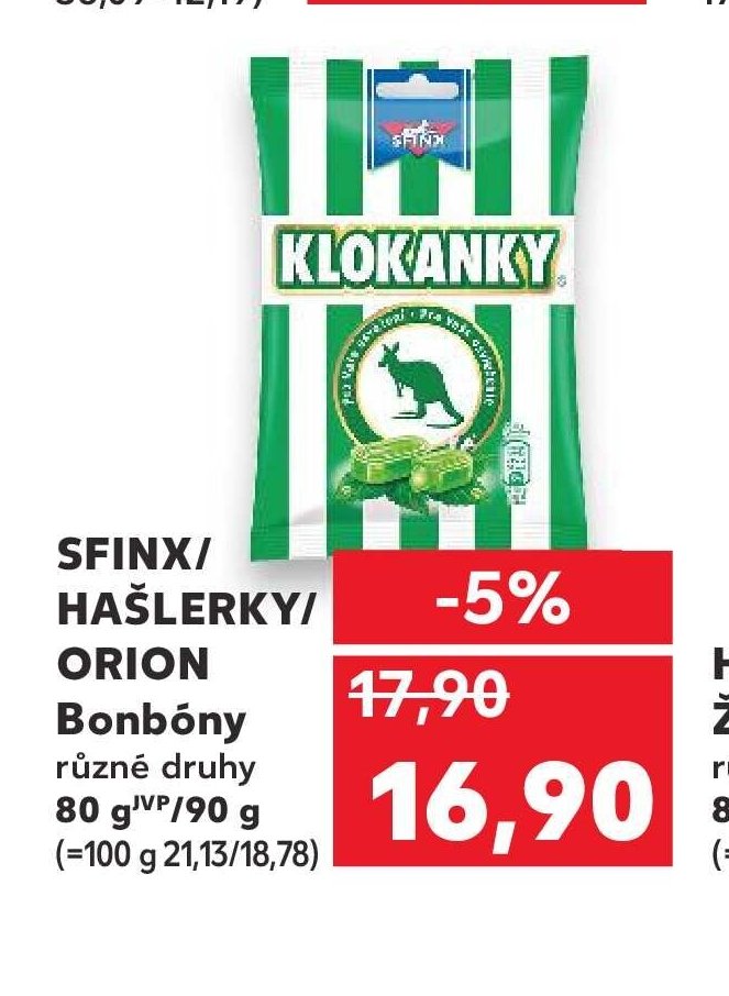 SFINX/HAŠLERKY/ORION Bonbóny