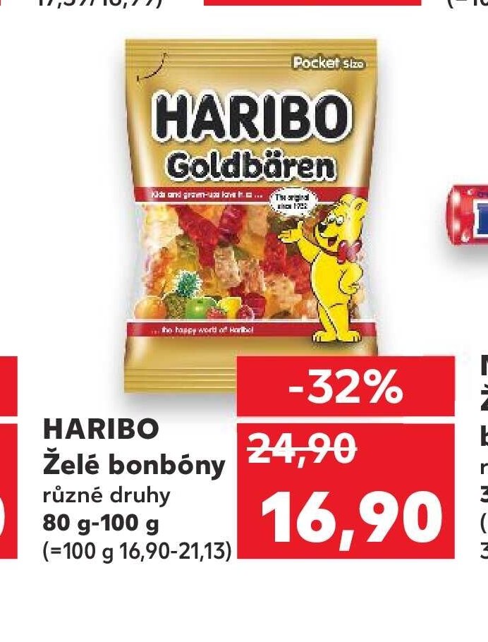 HARIBO Želé bonbóny