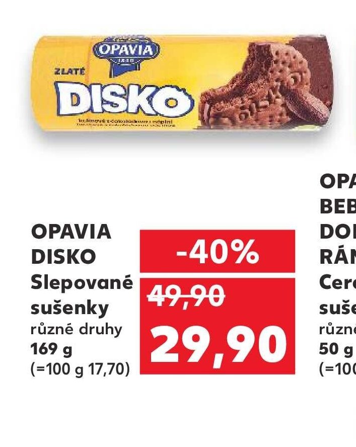 OPAVIA DISKO Slepované sušenky