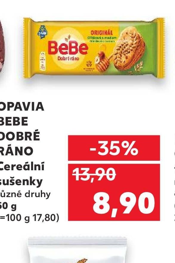 OPAVIA BEBE DOBRÉ RÁNO Cereální sušenky
