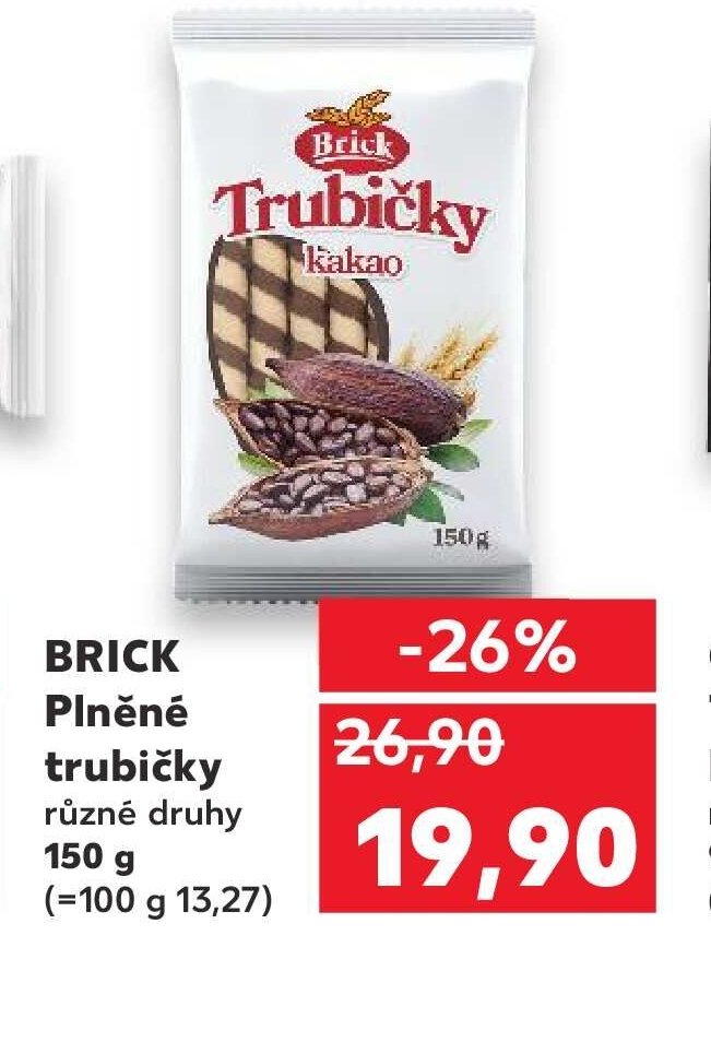 BRICK Plněné trubičky