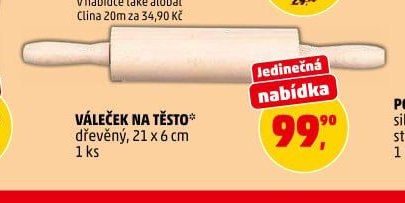 VÁLEČEK NA TĚSTO