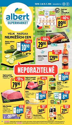 akční leták Albert 18.3.2026-24.3.2026