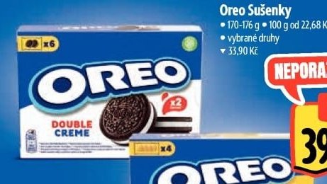 Oreo Sušenky Double Creme