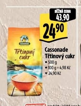 Cassonade Třtinový cukr