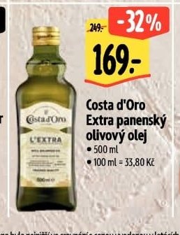 Costa d'Oro Extra panenský olivový olej