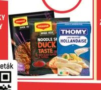 Výrobky značky Maggi a Thomy