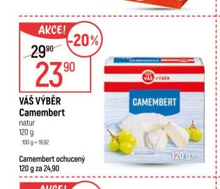 Váš výběr Camembert, 120 g