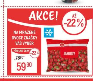 Váš výběr Jahody, 750 g
