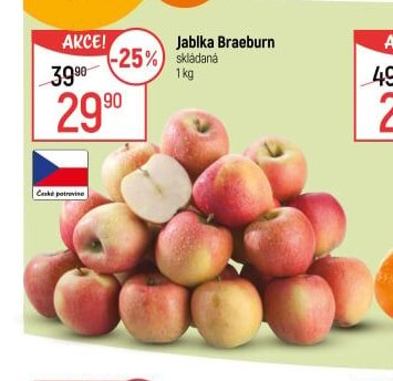 Jablka Braeburn
