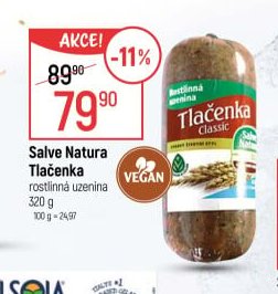 Salve Natura Tlačenka rostlinná uzenina
