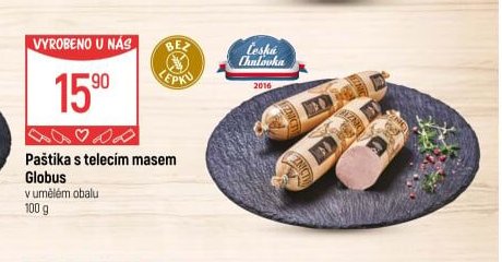 Paštika s telecím masem Globus