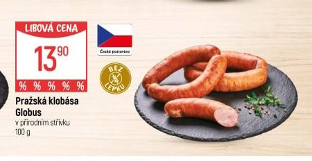 Pražská klobása Globus
