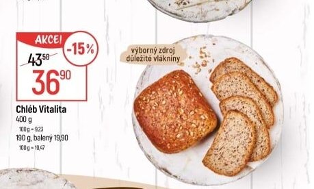 Chléb Vitalita 400 g - Globus akcniletaky.com