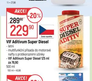 VIF Aditivum Super Diesel