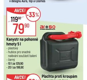 Kanystr na pohonné hmoty 5 l