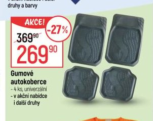 Gumové autokoberce
