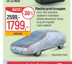 Plachta proti kroupám