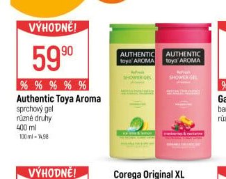 Authentic Toya Aroma sprchový gel