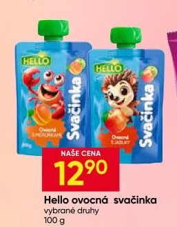 Hello ovocná svačinka