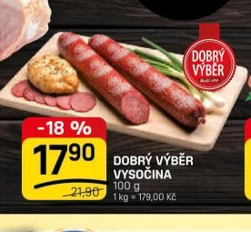 DOBRÝ VÝBĚR VYSOČINA