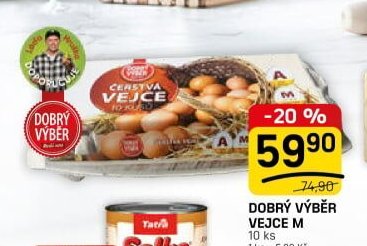 DOBRÝ VÝBĚR VEJCE M
