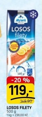 LOSOS FILETY 500 g