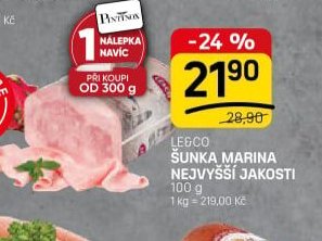 LEGCO ŠUNKA MARINA NEJVYŠŠÍ JAKOSTI