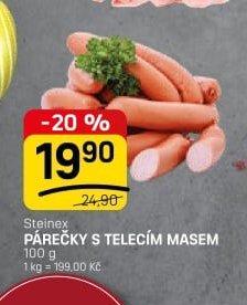 Steinex PÁREČKY S TELECÍM MASEM