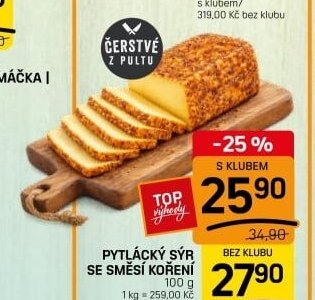 PYTLÁCKÝ SÝR SE SMĚSÍ KOŘENÍ