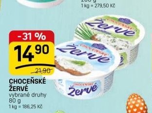 CHOCEŇSKÉ ŽERVÉ