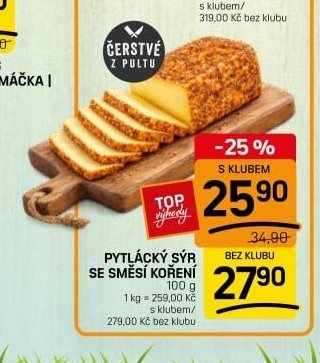 PYTLÁCKÝ SÝR SE SMĚSÍ KOŘENÍ